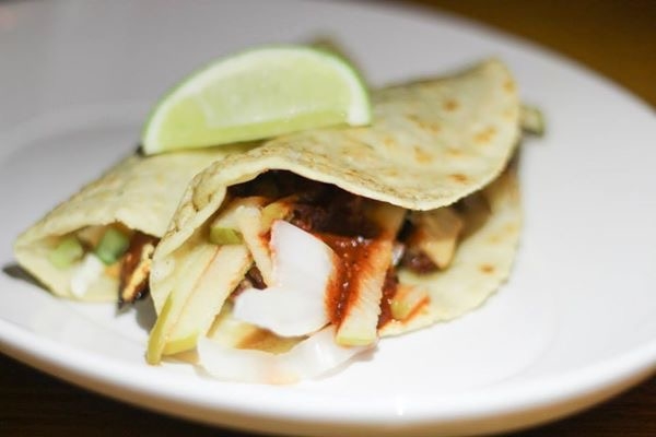 Fish tacos - what you come to Mamasita for.